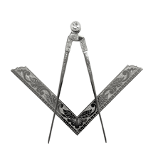 6" Masonic Square and Compass Set