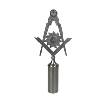Masonic Rod Tops Senior Deacon - Matte Finish