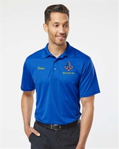 American Pride Performance Mesh Lodge Polo Logo