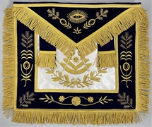 Grand Apron - Goldwork Bullion Emblem