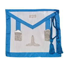 Pennsylvania Masonic Apron - Bullion Officer Apron