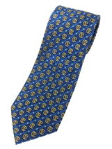 QCCC Monogram Silk Tie