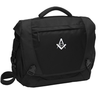 Black Computer case Messenger Bag