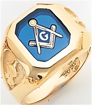 Masonic Ring - 9948 - open back