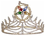 Grand Matron Crown Gold tone