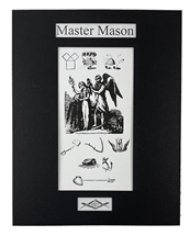 Master Mason 1 Print Set in Mat