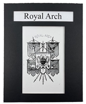 Royal Arch Handcrafted Print in Mat