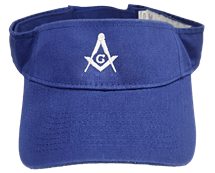 Masonic Embroidered Visor