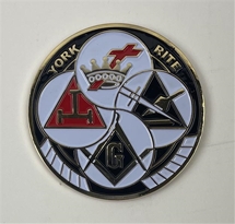 York Rite auto emblem (2")
