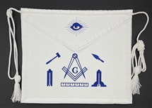 Leather MM Apron w/ Working Tools on Body CLEARANCE