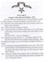 Syllabus for Macoy's Adoptive Rite Ritual