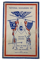 Military Masonic Hall of Fame 1st 100 1975