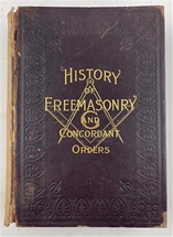 History of Freemasonry and Concordant Orders 1896 with signature