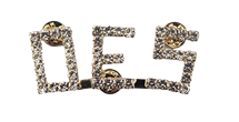 OES Rhinestone Pin Gold Plate