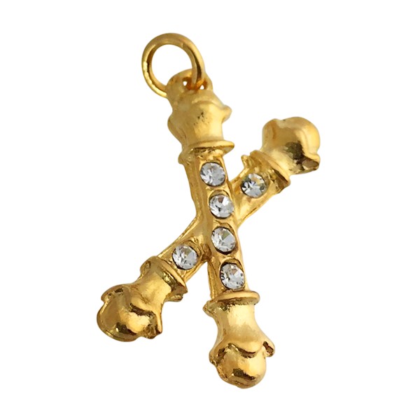 OES Sentinel Charm Goldtone