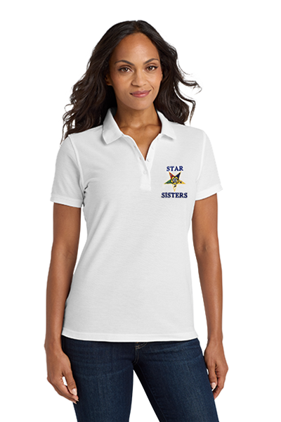 A Chapter Short Sleeve Pique Polo Shirt