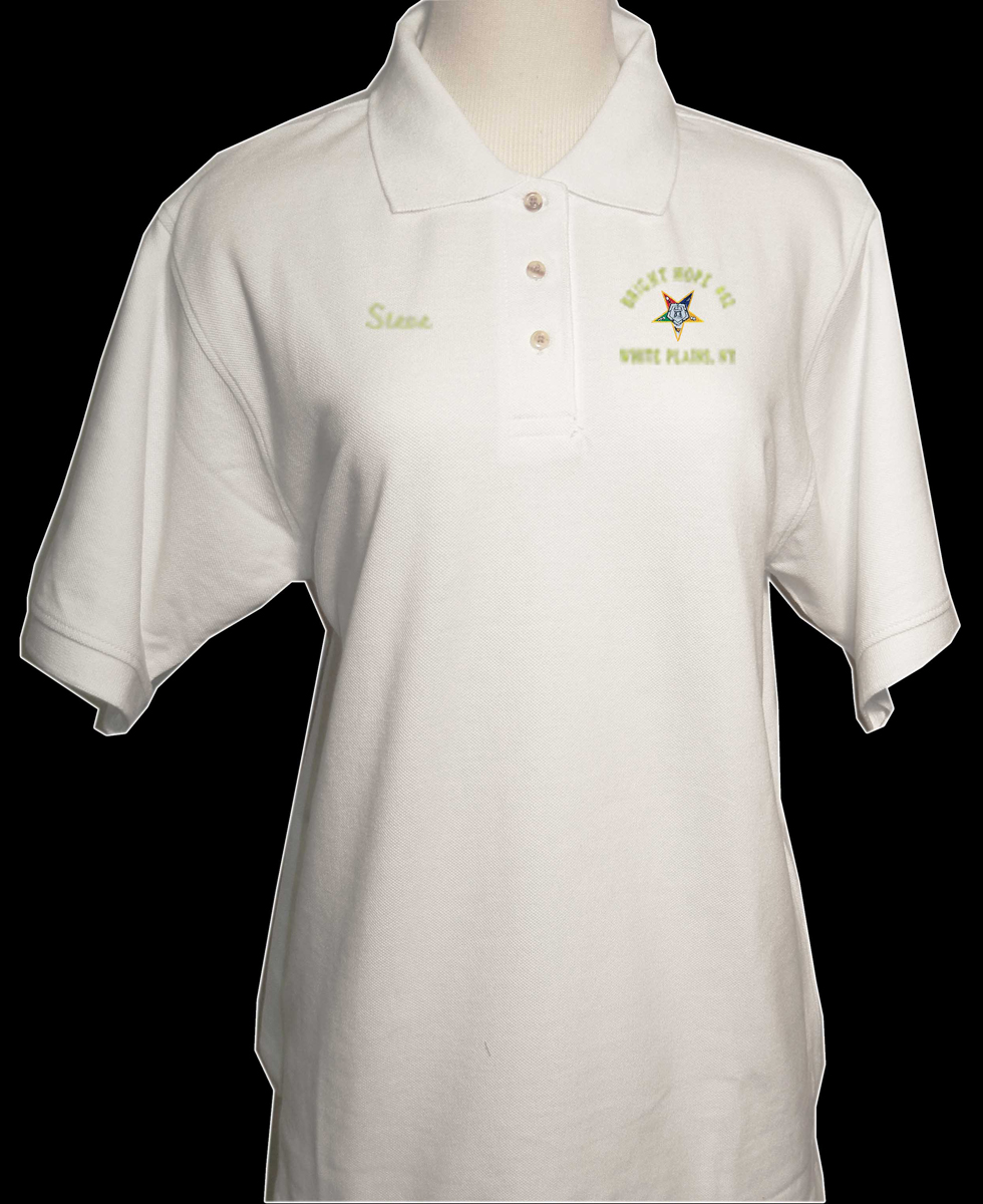 A Chapter Short Sleeve Pique Polo Shirt