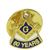 Masonic 50 Year Lapel Button