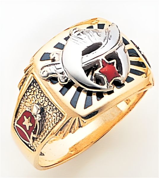 Masonic Shrine Ring Macoy Publishing Masonic Supply 3259