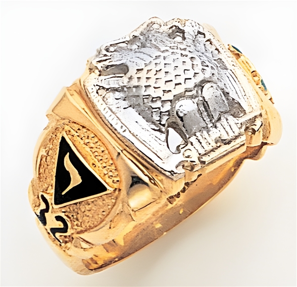 Masonic 32 Degree Scottish Rite Ring Macoy Publishing Masonic Supply 3375