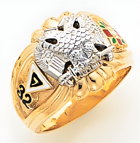 Masonic 32 Degree Scottish Rite Ring Macoy Publishing Masonic Supply 3434