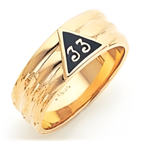 Masonic 33 Degree Scottish Rite Ring Ring Macoy Publishing Masonic Supply 5733