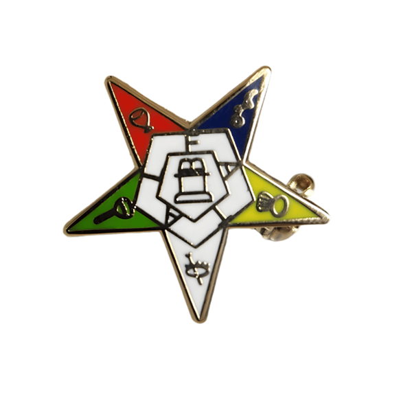  Large OES Star Member Pin GP