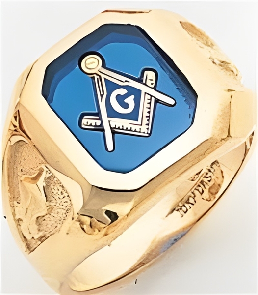 Masonic Ring - 9948 - open back