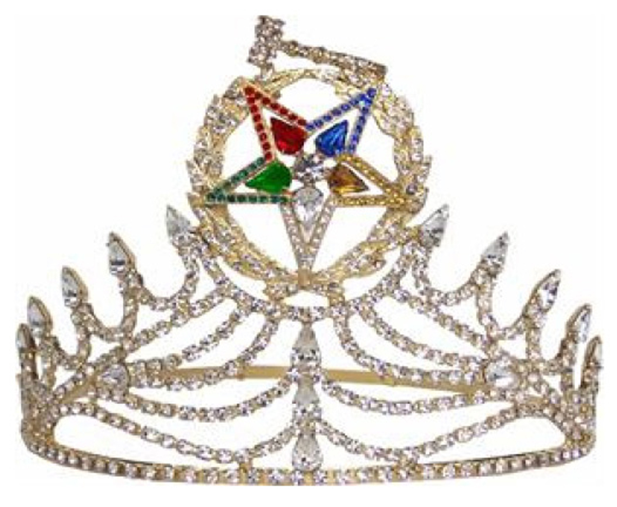 Grand Matron Crown Gold tone