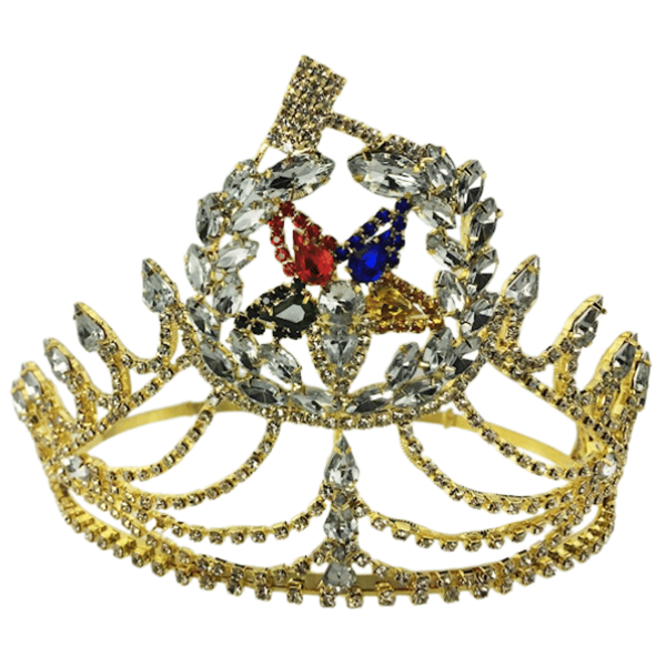 O.E.S. Grand Matron Crown Goldtone