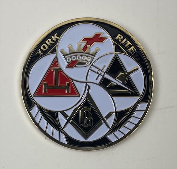 York Rite auto emblem (2")