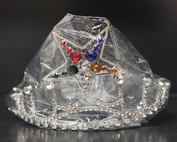 OES Silvertone Tiara - Sold AS IS